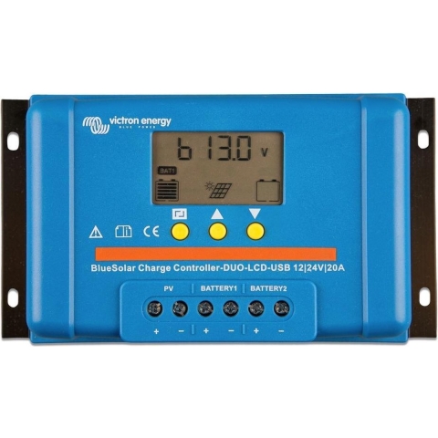 Victron Energy Blue-Solar PWM-LCD&USB Laadregelaar voor zonne-energie PWM 12 V, 24 V 30 A