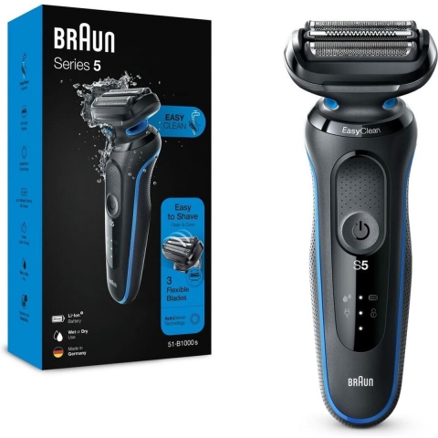 Braun B1000s Folie-scheerapparaat Zwart