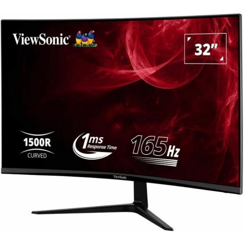 Viewsonic VX3218-PC-MHD LED-monitor Energielabel F (A - G) 80 cm (31.5 inch) 1920 x 1080 Pixel 16:9 1 ms DisplayPort, HDMI VA LCD