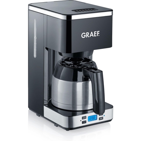 Graef FK 512 Koffiezetapparaat Zwart Capaciteit koppen: 8 Met thermoskan, Timerfunctie, Display