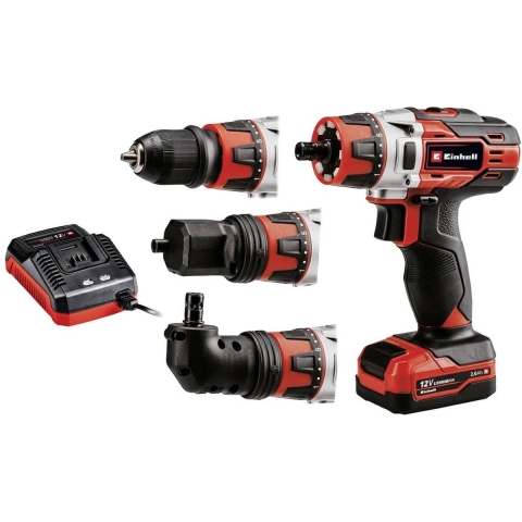 Einhell TE-CD 12/1 3X-Li (1x2,0 Ah) 4513595 Accu-schroefboormachine 12 V 2000 mAh Li-ion Incl. accu, Incl. lader