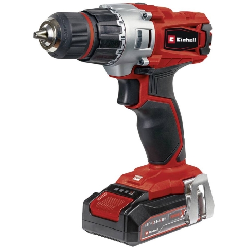 Einhell Power X-Change TE-CD 18/2 Li +39 (1x2,5 Ah) 4514219 Accu-schroefboormachine 18 V 2.5 Ah Li-ion Incl. accu, Incl. lader, Incl. koffer