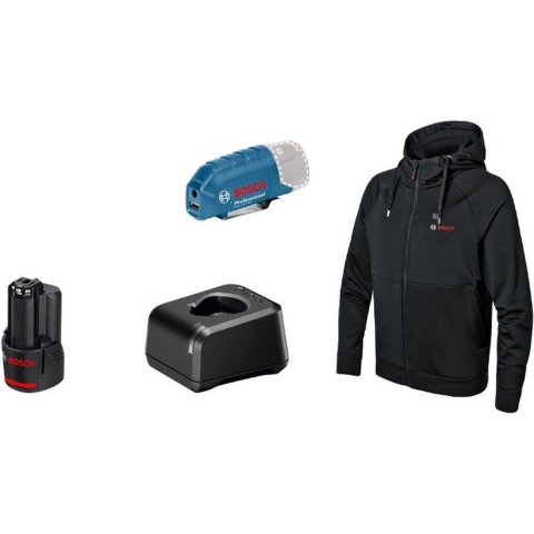 Bosch Professional 06188000GC Verwarmde hoodie Maat: M