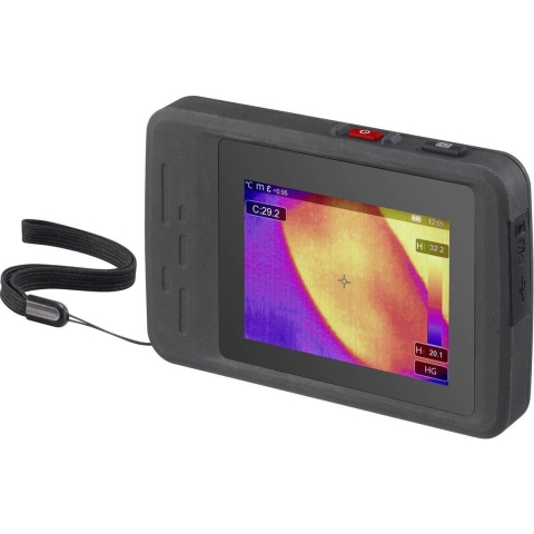 VOLTCRAFT WBP-120 Warmtebeeldcamera -20 tot 550 °C 120 x 90 Pixel 50 Hz Geïntegreerde digitale camera, WiFi, Tot 2 m valveilig