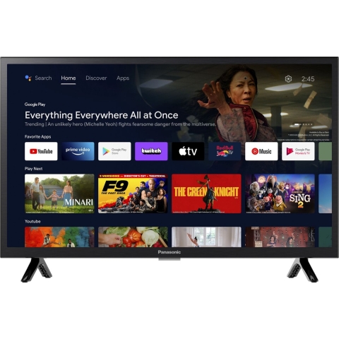 Panasonic TX-24MSW504 LED-TV 60 cm 24 inch Energielabel E (A - G) CI+*, Smart TV, WiFi, DVB-C, DVB-S2, DVB-T, DVB-T2, HD ready Zwart