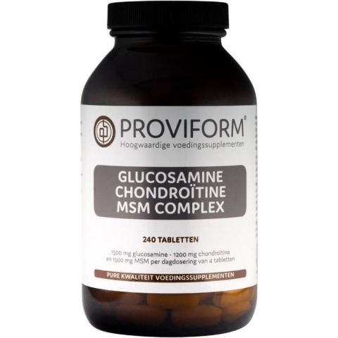 Proviform Glucosamine Chondroitine MSM Complex Tabletten 240st