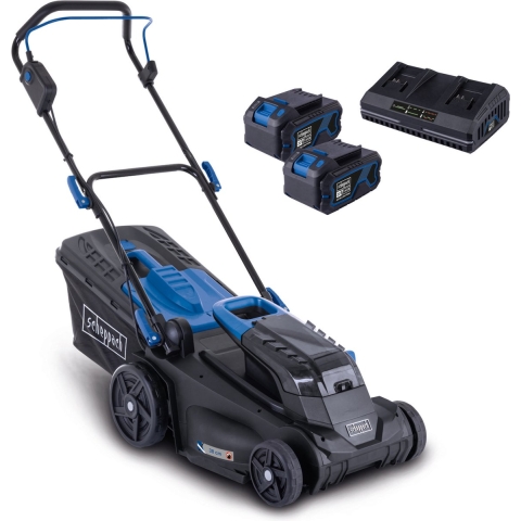 Scheppach Accu Grasmaaierset 2x20V BC-MP380-X (met 2 Accu's)