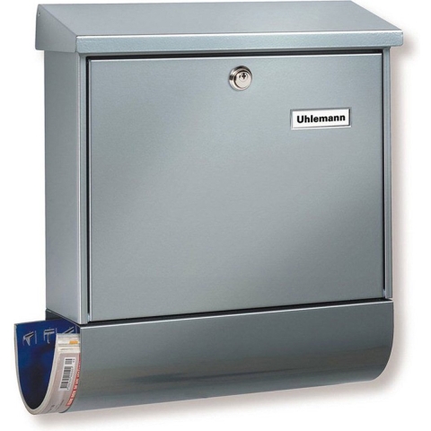 Burg Wächter 31440 VARIO 8672 Si Brievenbus Plaatstaal Zilver Sleutelslot