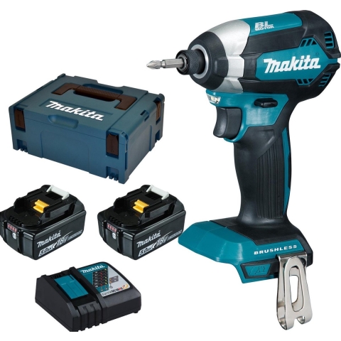 Makita DTD153RTJ DTD153RTJ Accu-slagmoersleutel 18 V 5 Ah Li-ion Incl. accu, Incl. koffer