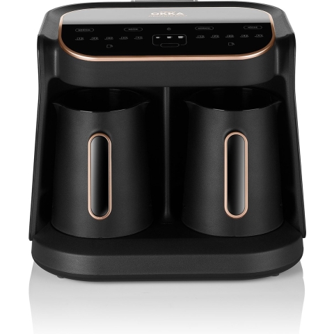 arzum Okka Grandio Duo Mokka-koffieautomaat Zwart, Brons Capaciteit koppen: 10 Display