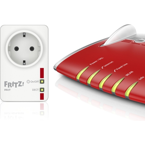 AVM FRITZ!DECT 200 International 20002636 Stopcontact DECT Met meetfunctie 2300 W