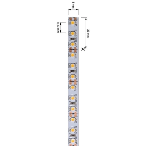 Deko Light 840166 LED-strip Energielabel: F (A - G) Met open kabeleinde 12 V/DC 5000 mm Neutraalwit