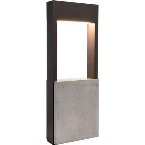 Deko Light Chertan 733043 Staande buitenlamp LED LED vast ingebouwd 13 W Energielabel: G (A - G) Donkergrijs