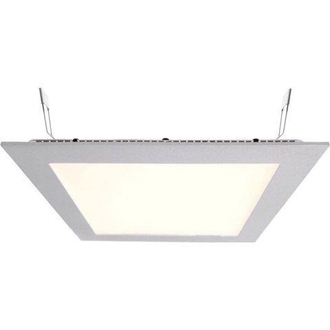 Deko Light 565161 LED Panel Square 20 LED-inbouwlamp Energielabel: G (A - G) LED LED vast ingebouwd 16 W Parelgrijs (RAL 9022)