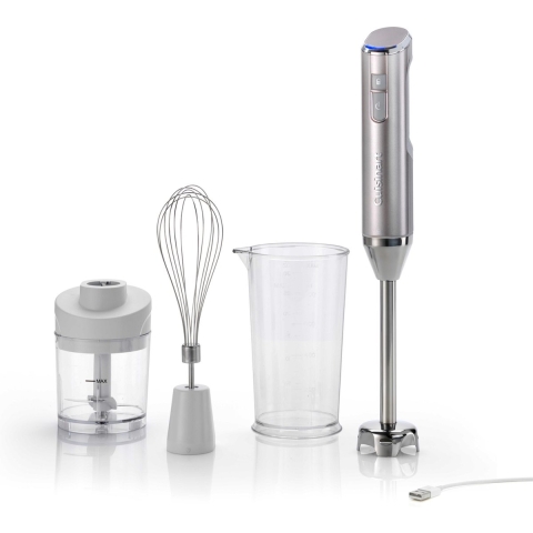 Cuisinart Staafmixer Set Cordless - RHB100E - 3 opzetstukken - draadloos - Frosted Pearl