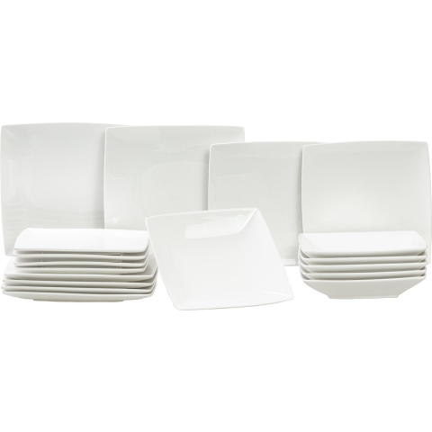 BonBistro Serviesset Yong Squito - Wit - 18-delig / 6 personen