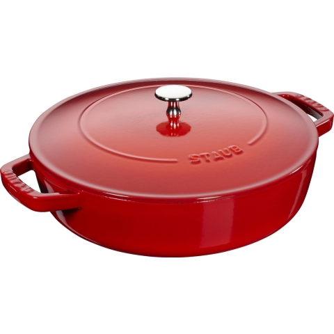 Staub Hapjespan Chistera - Kersenrood - ø 24 cm / 2.4 liter
