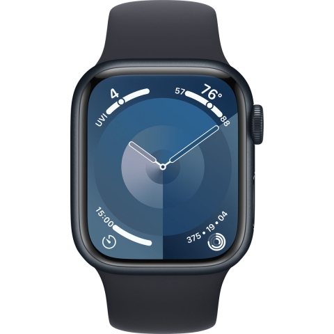 Apple Watch Series 9 Cellular 41 Mm Middernacht Aluminium Case/middernacht Sport Band - S/m