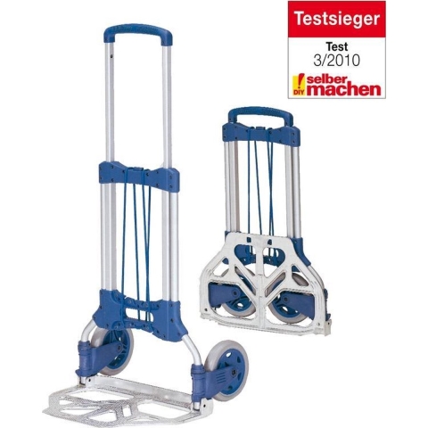 Fetra 1732 Steekwagen - Aluminium - Massief Rubber Wielen 170x35mm - 125kg
