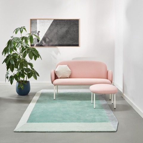 Puik Iso Vloerkleed 162x260 Blauw