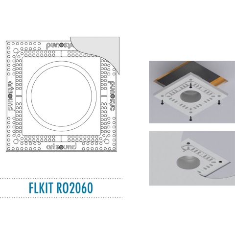 ArtSound: FLKIT RO2060 Flush Mount Kit voor RO2060 - Wit