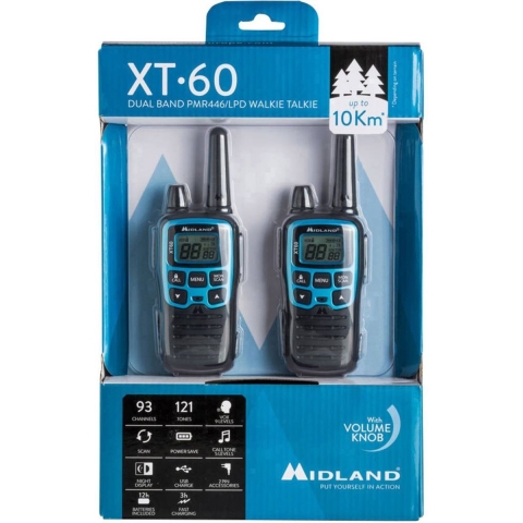 Midland XT60 C1179 LPD/PMR-portofoon Set van 2 stuks