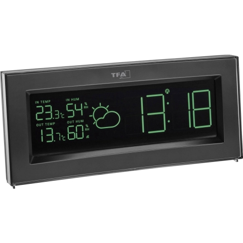 TFA Dostmann COLORIS 35.1147.01 Draadloos weerstation Aantal sensoren max.: 1 stuk(s)