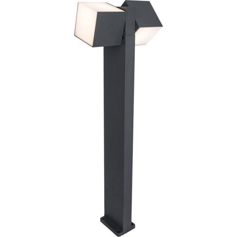 Lutec 7193801118 CUBA Staande LED-buitenlamp 24.4 W Donkergrijs