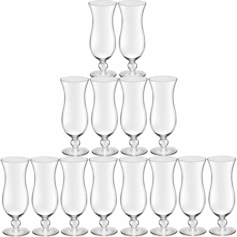 16x Cocktailglazen transparant 440 ml Hawai -