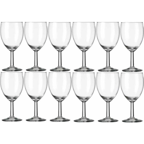 18x Wijnglazen voor rode wijn 290 ml Gilde -