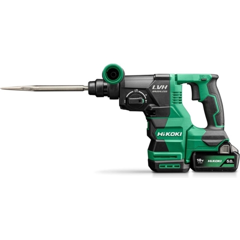HiKOKI DH1826DA Accu Boor-breekhamer - 18V - 3,2 J - Incl. Lader En 2x 5.0 Ah Accu's - HSC II Koffer