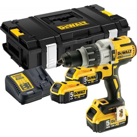 DeWALT DCD996P3K 18V Li-ion XR Accu Klopboor-/schroefmachine Set (3x 5.0Ah) In TSTAK Koffer - Koolborstelloos