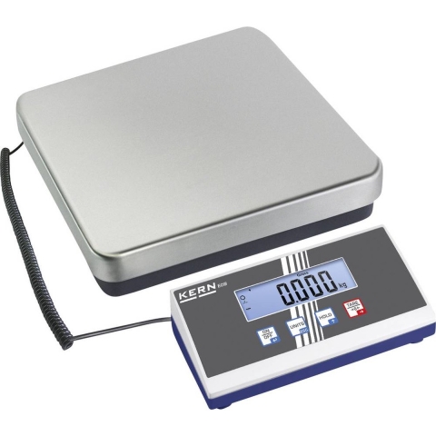 Kern EOB 35K10 EOB 35K10 Pakketweegschaal Weegbereik (max.) 35 kg Resolutie 10 g werkt op het lichtnet, werkt op batterijen Zilver