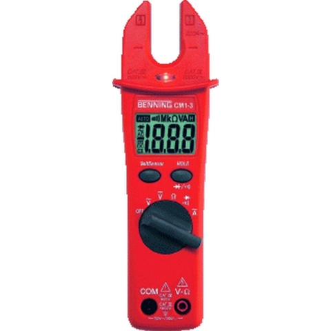 Benning CM 1-3 Stroomtang, Multimeter Digitaal CAT III 1000 V, CAT IV 600 V Weergave (counts): 2000