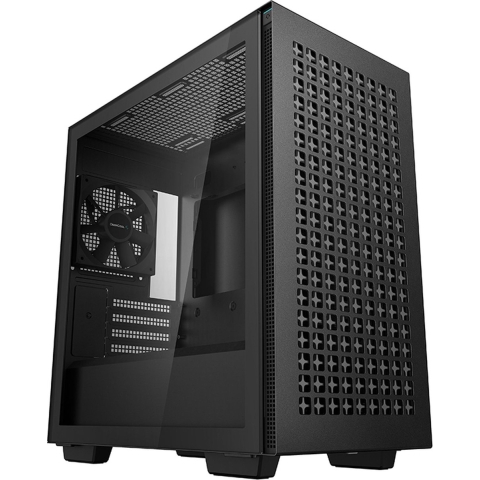 DeepCool CH370 Micro-tower PC-behuizing Zwart 1 voorgeïnstalleerde ventilator