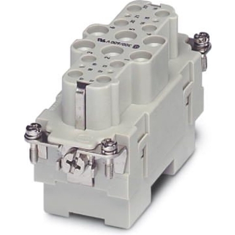 Phoenix Contact 1636363 Businzetstuk HC-K 6 + 12 + PE Schroeven 1 stuk(s)