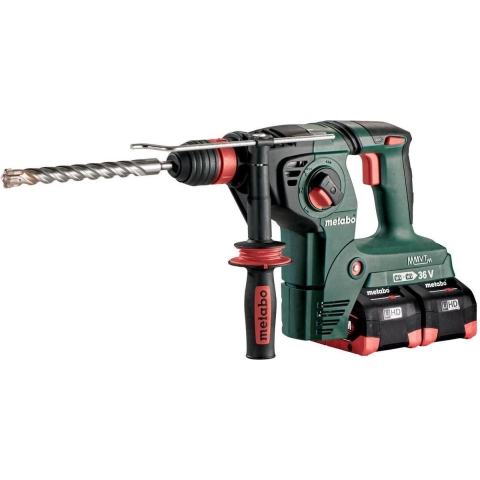 Metabo KHA 36-18 LTX 32 36V (2x 18V) LiHD Accu SDS-plus Combihamer Set (4x 8.0Ah Accu) In MetaBox - 3,1J