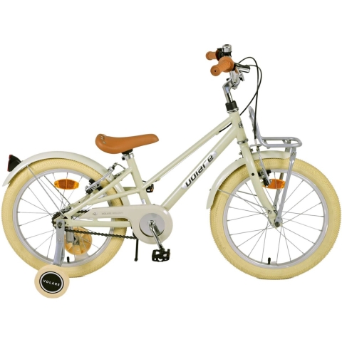 Volare Melody Kinderfiets Meisjes 18 Inch Handremmen Kinderfiets Zand  +€15 Inruilkorting