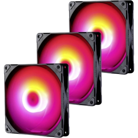 Phanteks M25 PWM D-RGB Fan 140 mm PC-ventilator Zwart (b x h x d) 140 x 140 x 25 mm