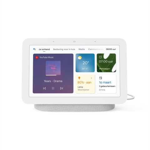 Google Nest Hub (2e Generatie) Slimme Speaker Wit