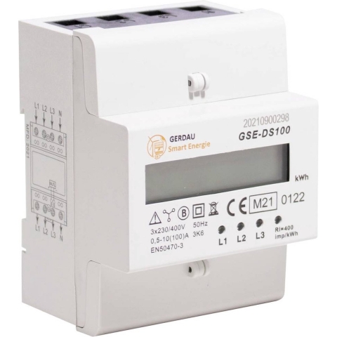 Counttec SDM72DM kWh-meter 3-fasen Digitaal 80 A Conform MID: Ja 1 stuk(s)