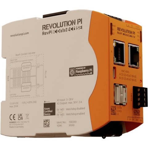 Revolution Pi by Kunbus RevPi Connect SE 8 GB PR100368 PLC-uitbreidingsmodule 24 V/DC