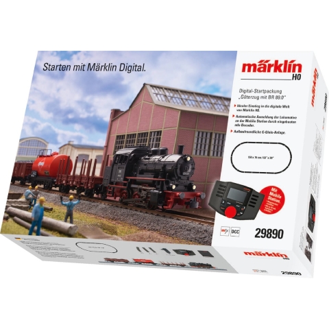 Märklin 29890 H0 digitale startset goederentrein met BR 89.0
