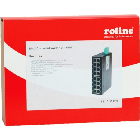 Roline Netwerk switch 10 / 100 MBit/s