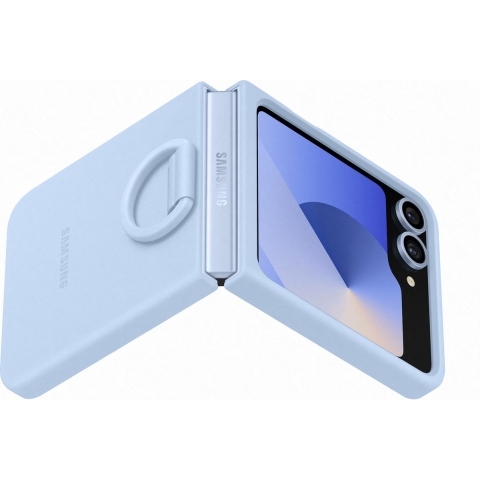 Samsung Silicone Case + Ring Flip6 Blue | Telefoon hoesjes | Telefonie&Tablet - Bescherming | 8806095620121