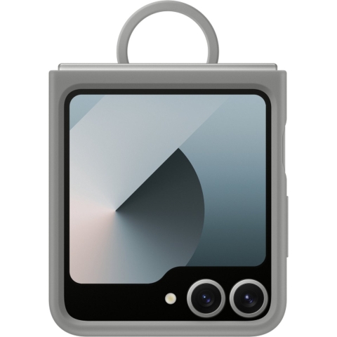 Samsung Silicone Case + Ring Flip6 Gray | Telefoon hoesjes | Telefonie&Tablet - Bescherming | 8806095620138