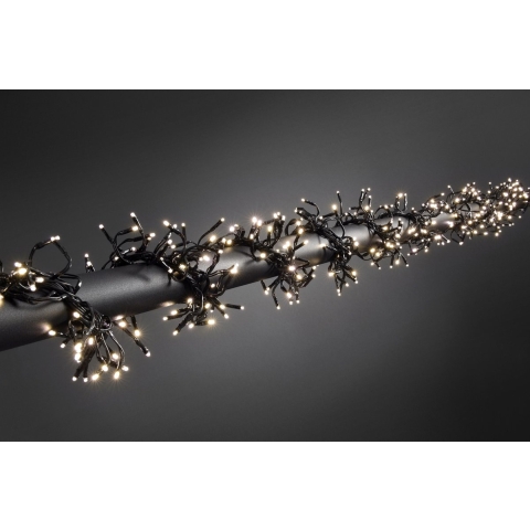 Konstsmide 3864-100 Clusterlichtketting Buiten Energielabel: F (A - G) werkt op het lichtnet Aantal lampen 1152 LED Warmwit Verlichte lengte: 8.6 m