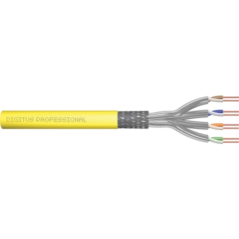 Digitus DK-1743-A-VH-1 Netwerkkabel CAT 7a S/FTP Geel 100 m