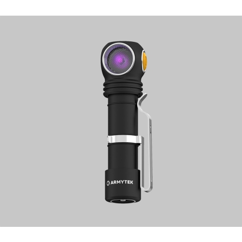 ArmyTek Wizard C2 WUV White & Ultraviolet Hoofdlamp werkt op een accu LED Met magneethouder 1100 lm 3 h 65 g