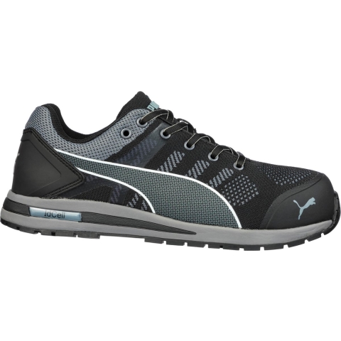 PUMA Elevate Knit Black Low 643160-41 Veiligheidsschoenen ESD S1P Schoenmaat (EU): 41 Zwart, Grijs 1 stuk(s)